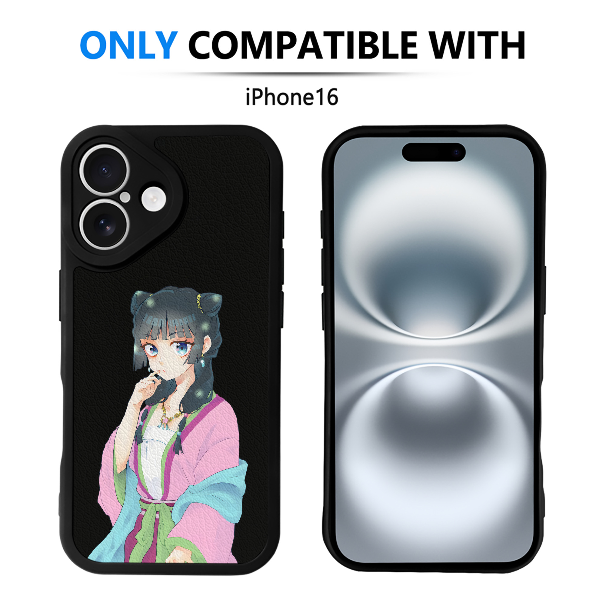 薬屋のひとりごと The Apothecary Diaries 【iPhone 16シリーズ対応】シリコンスマホケース（レザー調） 材質：シリコン